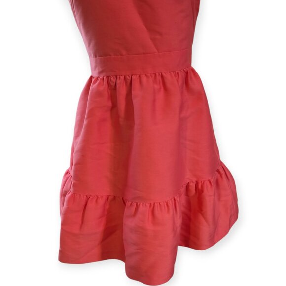 Size 0 Kate Spade Pearl Embellished Mikado Crystal Dress Petunia Pink Pockets! - Picture 10 of 10